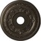 Ekena Millwork Baltimore PVC Medallion (Canopies up to 7 3/4"), 19"OD x 3 1/2"ID x 1"P, Metallic Dark Bronze CMP19BACDB - alternate 1